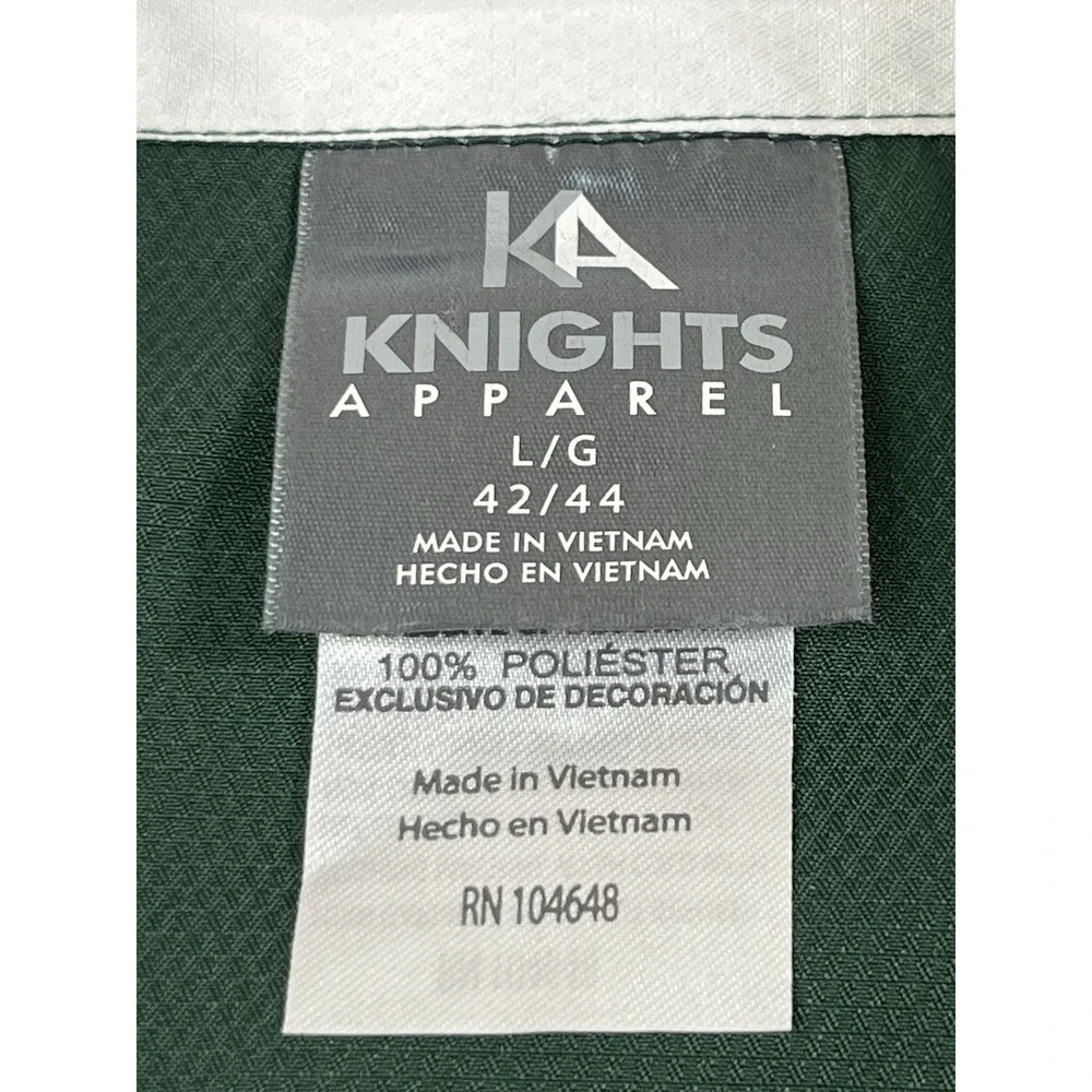 Michigan State Spartans‎ Mens L Windbreaker Pullover Quarter Zip Knights Apparel